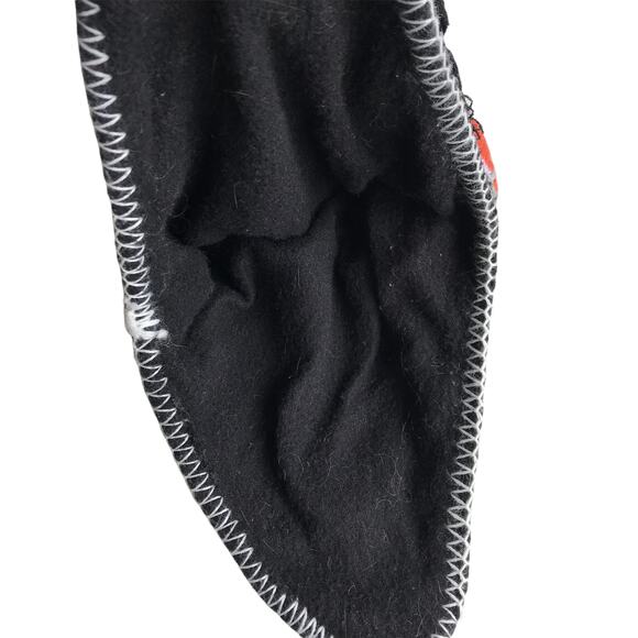 Knit Hat with Ear Flaps Intarsia Chunky Tie Neck Winter Cap Apres Ski Snowboard - Picture 6 of 9